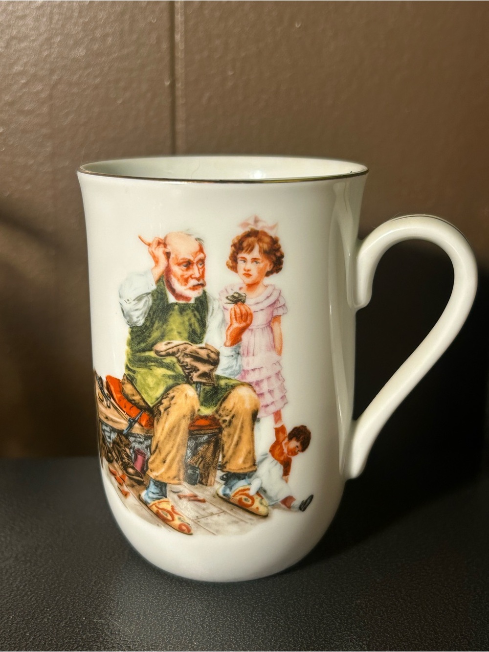 Norman Rockwell Museum’s “The Cobbler” Coffee Mug Or Tea Cup Collectible